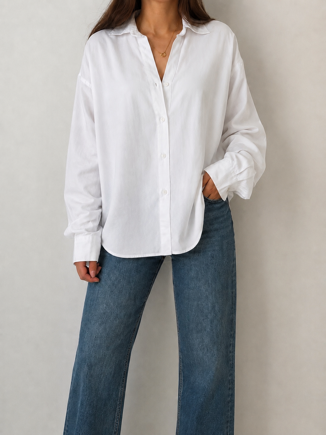 شومیز سفید زنانه برند ZARA